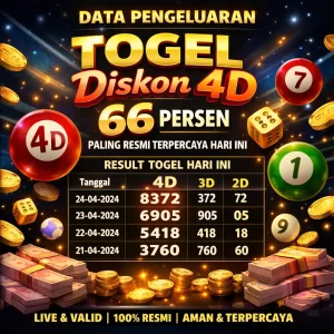 Pusat Angka - Data Pengeluaran Togel Diskon 4D 66 Persen