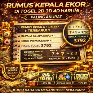 Pusat Angka - Panduan teknis rumus kepala ekor di togel 2d 3d 4d hari ini paling akurat menggunakan tabel paito